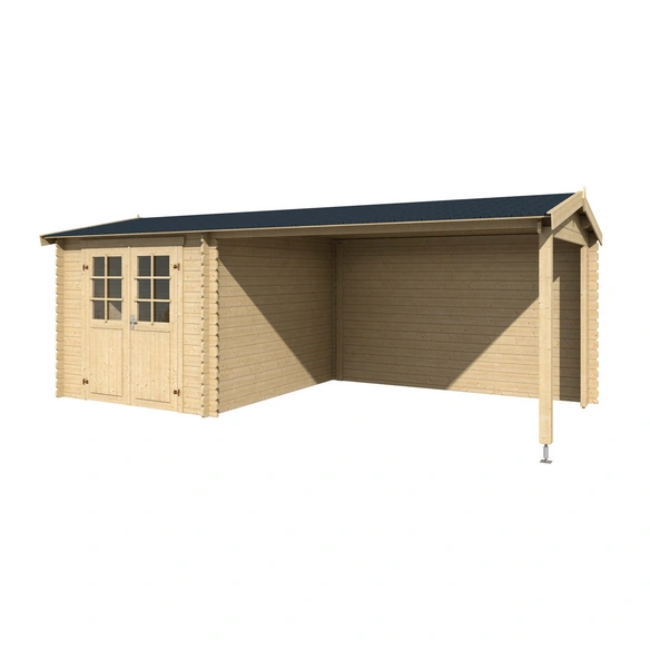 Gartenhaus »Ivana«, BxHxT: 340 x 228 x 312,6 cm (Außenmaße inkl. Dachüberstand), Holz