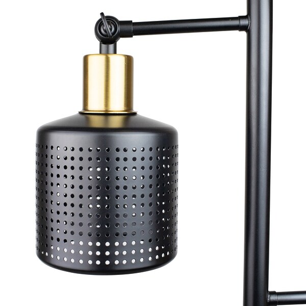 66" Oil Bronze & Dark Copper Brass Floor Lamp - Oil Bronze/Dark Copper Brass