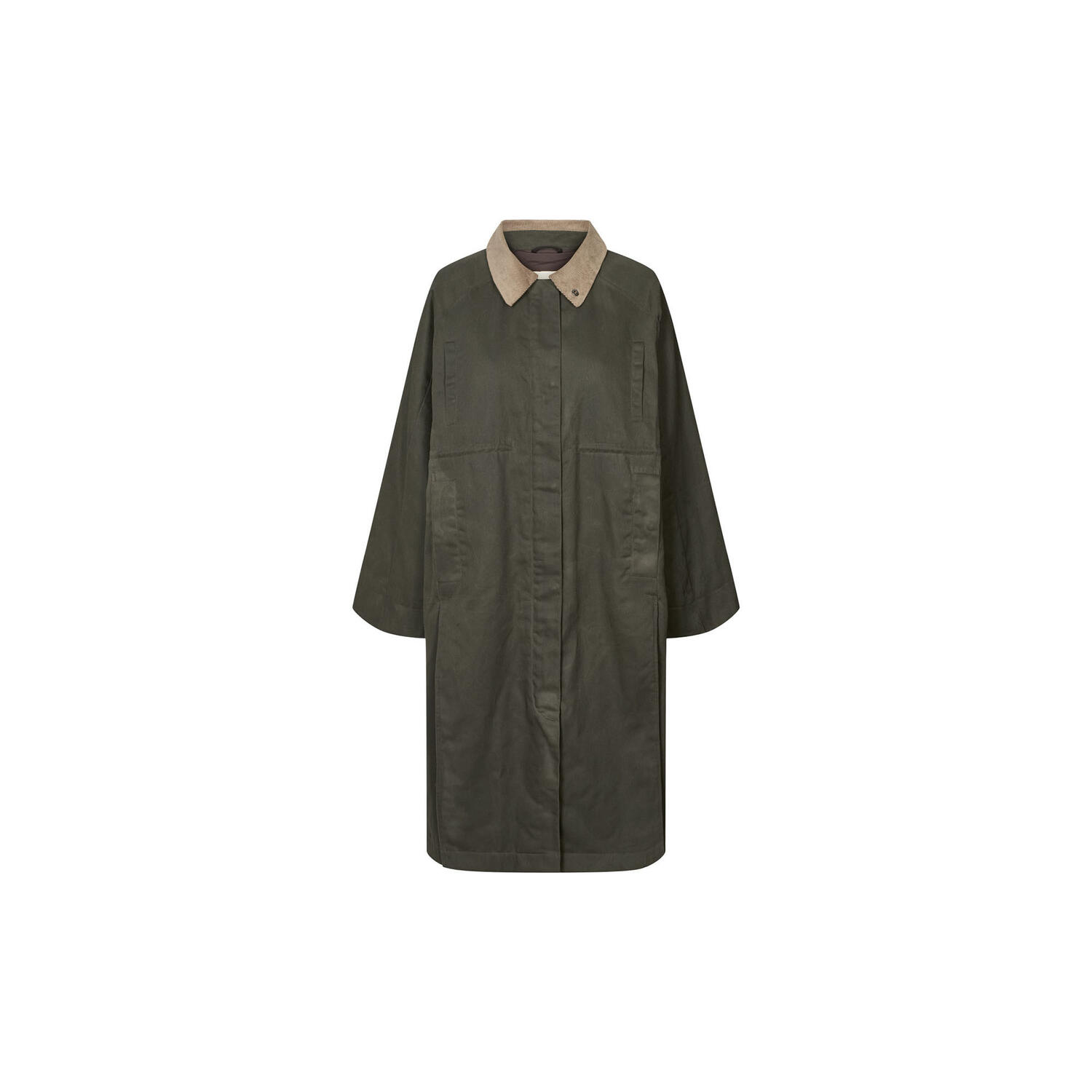 Waxed Coat Cloudy, dark soil