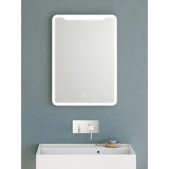 LED-Lichtspiegel »Sorrent«, rechteckig, hochkant, 50x70x5,5 cm