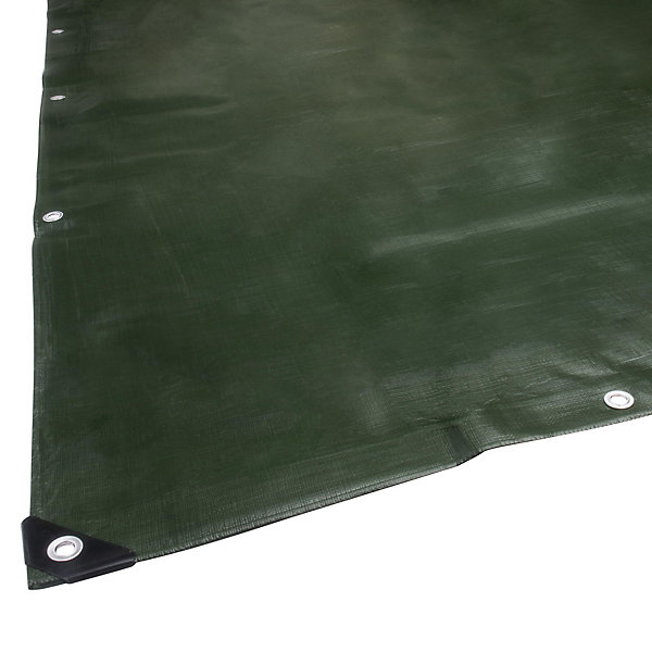 Bâche multifonctions noire et verte 240 g/m2 WERKA PRO