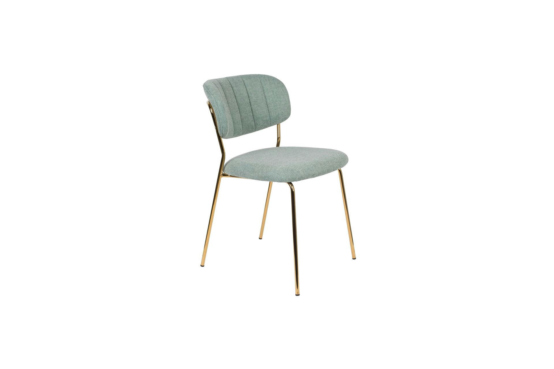 OMG - Chaise en tissu vert clair