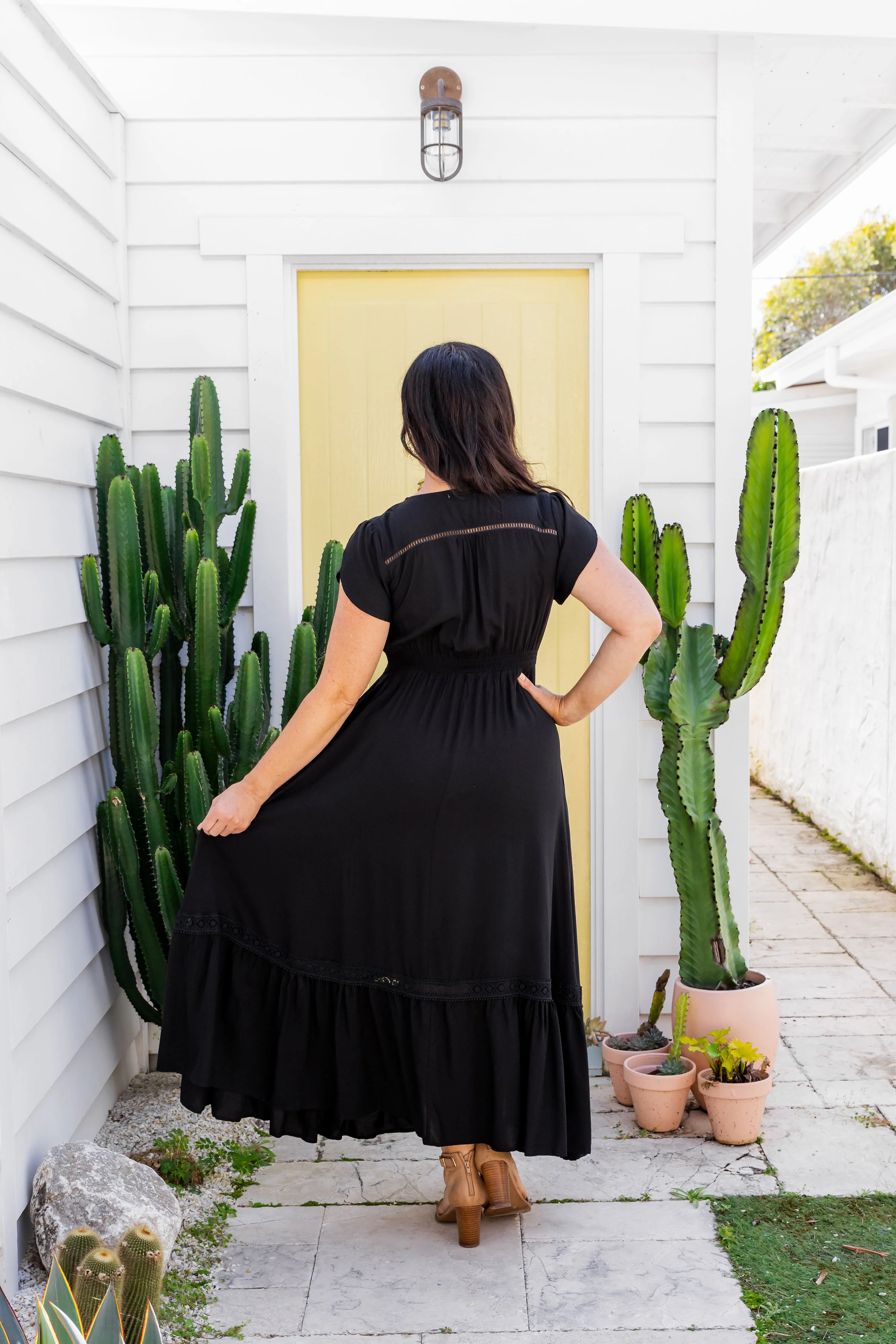 Shayla Maxi Dress in Black