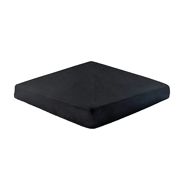 Chapeau Pilier 30x30 Pointe De Diamant - Gris Anthracite Foncé