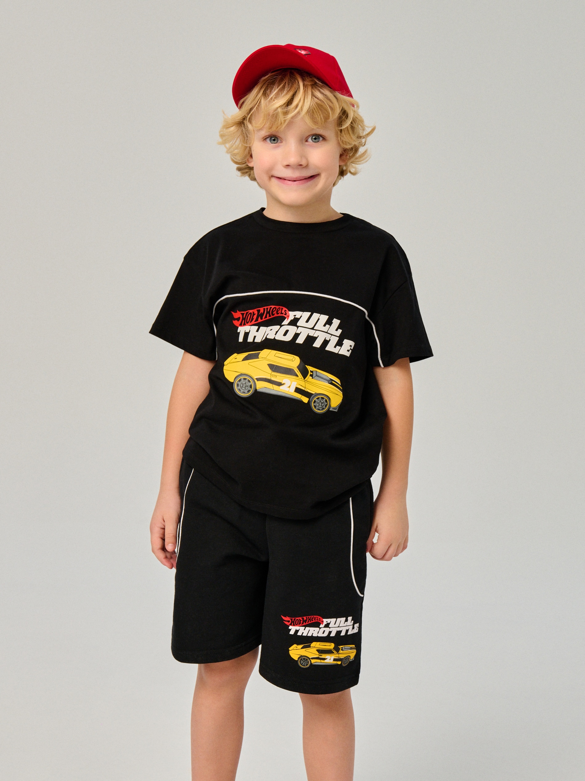 Szorty z nadrukiem Hot Wheels