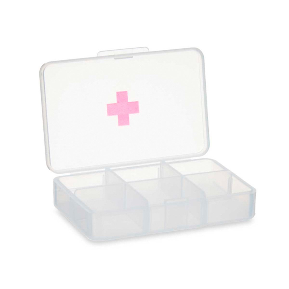 Caixa para comprimidos com 6 epaços