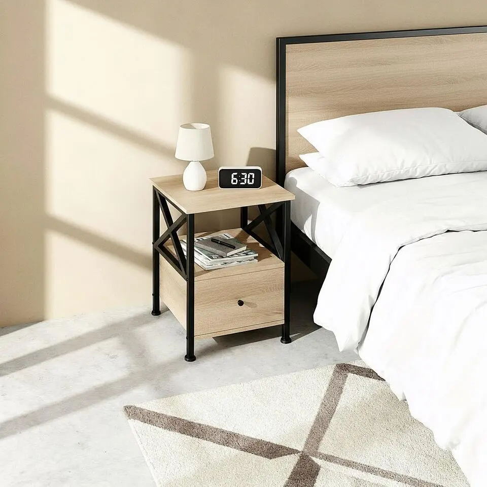 tectake Nachtkastje Falkirk 40x41,5x55,5cm