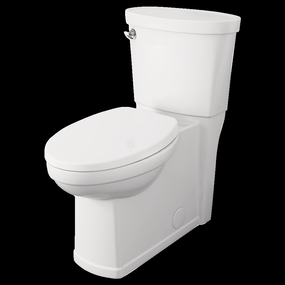 American Standard Décor 2-Piece Right Height Single Flush Elongated Bowl Toilet, WaterSense® Certified, White 4.8-L