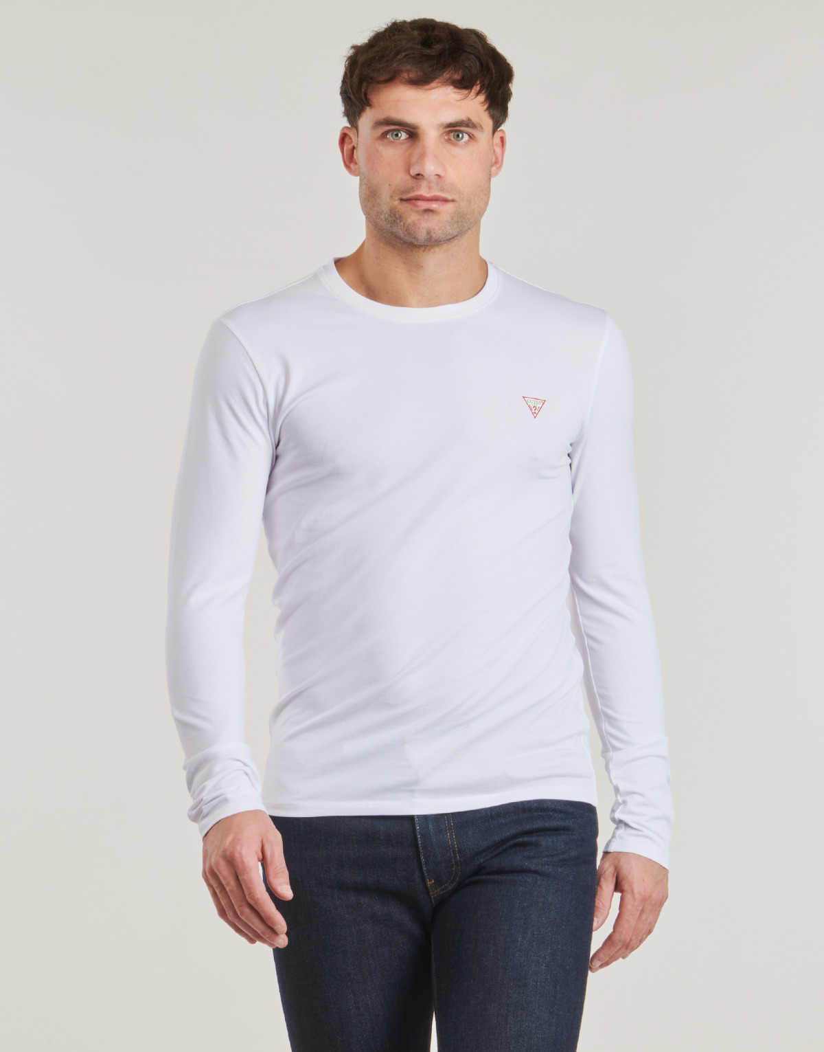 Guess - CN LS CORE TEE - White