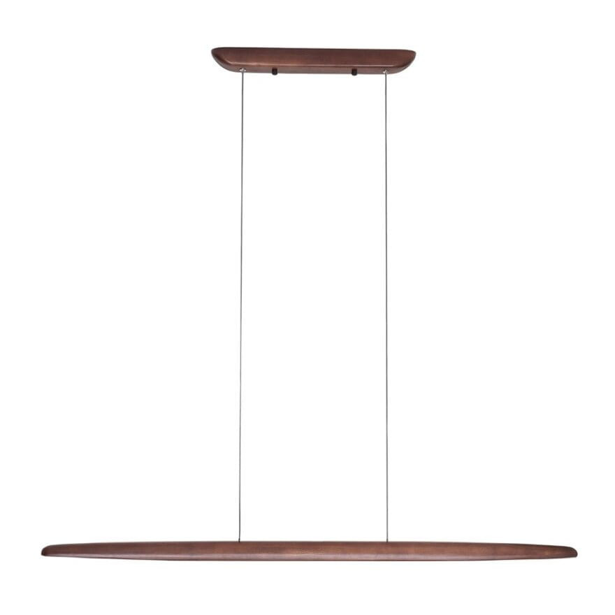 Lampa wisząca WOODY ciemne drewno LED 1x25W Ciepła biel 1981lm Maxlight