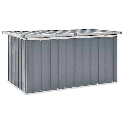 NNEVL Garden Storage Box Grey 129x67x65 cm