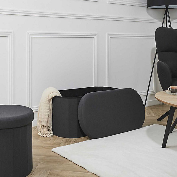 Coffre banc pliable en tissu Pills