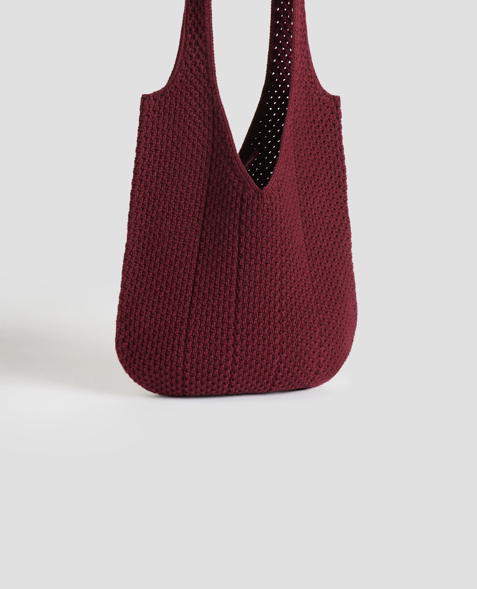 Sac bandoulière en coton crochet