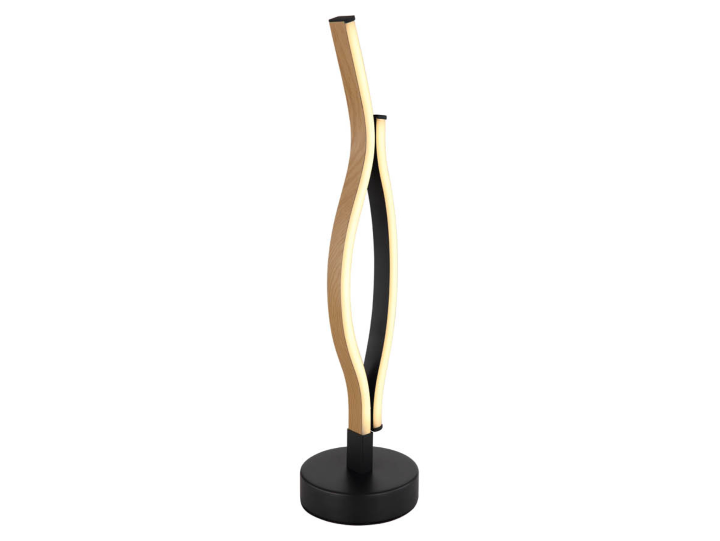 Lampa stołowa Geronimo LED 2-punktowa metalowa czarny