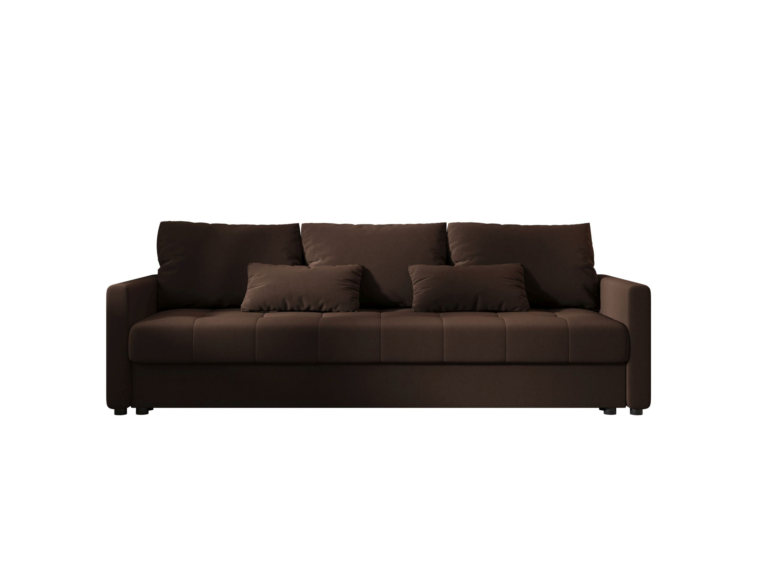 Sofa MOS BIS z funkcją spania cosmic 800 Ciemnobrązowa