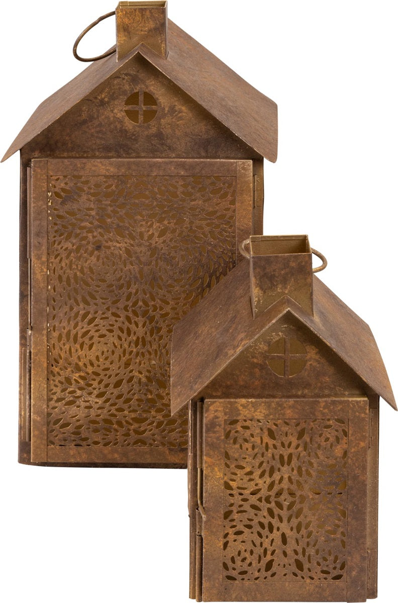 Lesli Living lantaarn Spot - zwart - 15x14x22cm