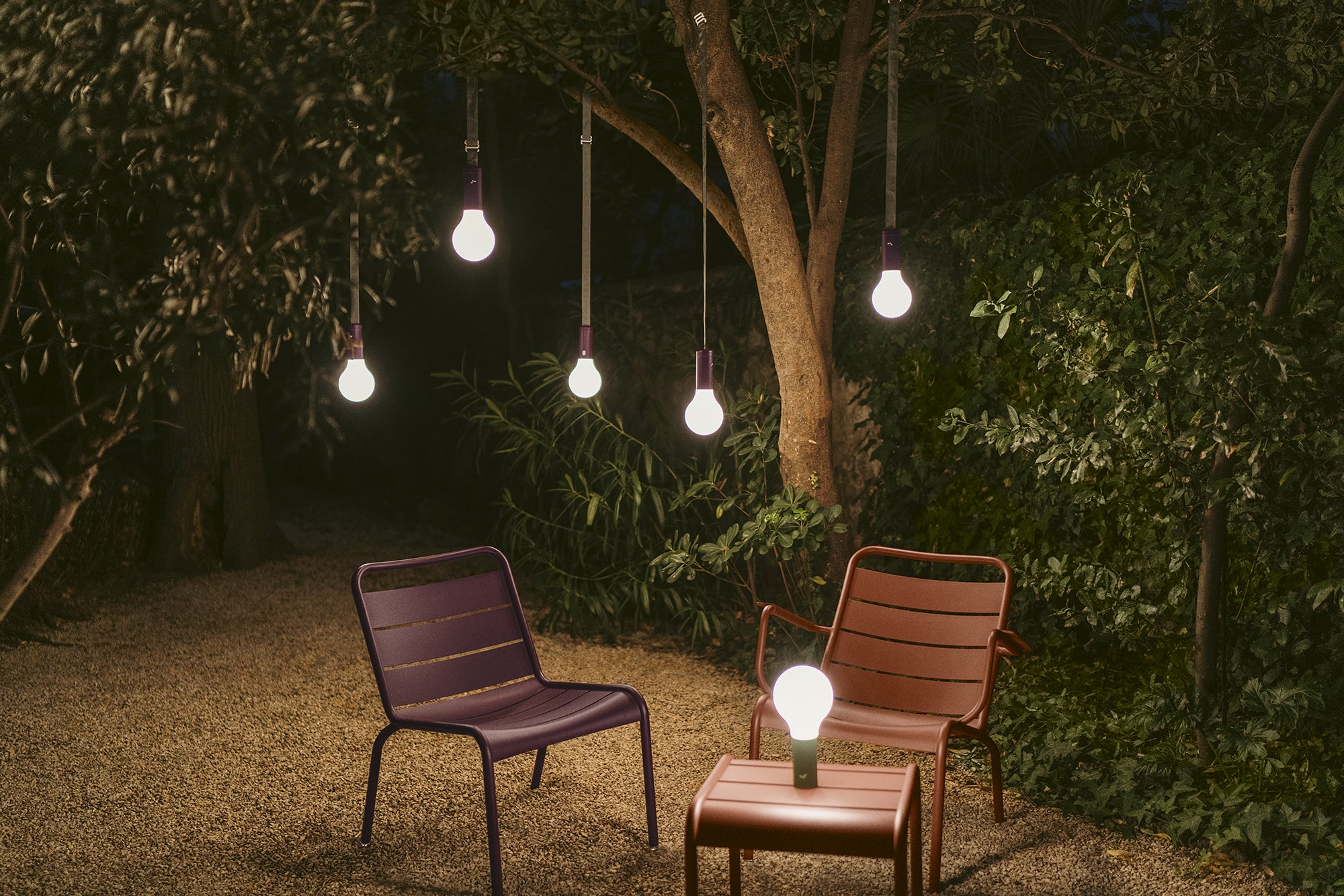 Fermob Aplo LED Tafellamp - Gris Argile