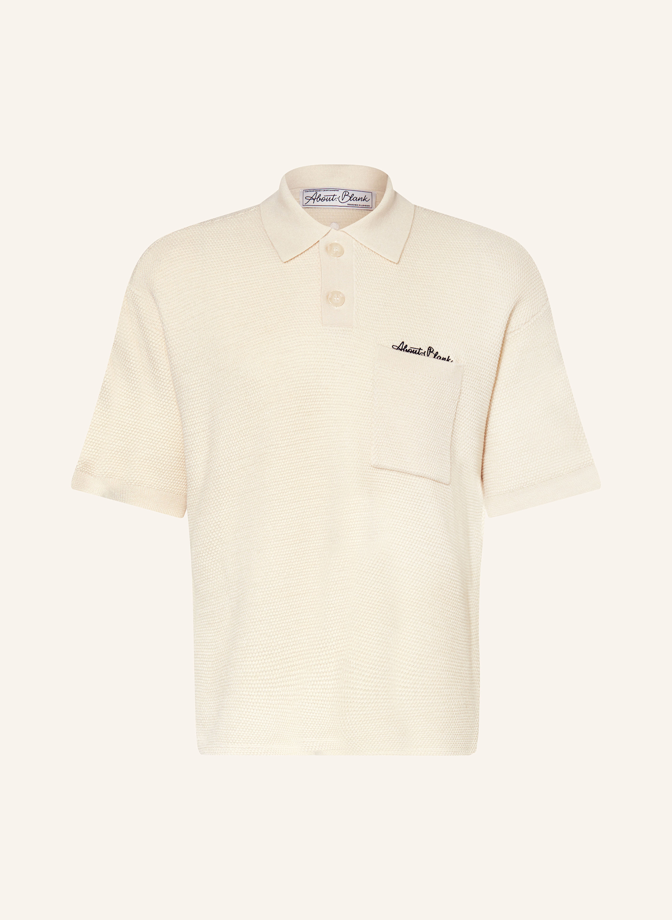 about:blank Piqué-Poloshirt Relaxed Fit