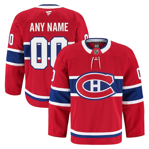 Montreal Canadiens  Home Authentic Pro Custom Jersey - Red