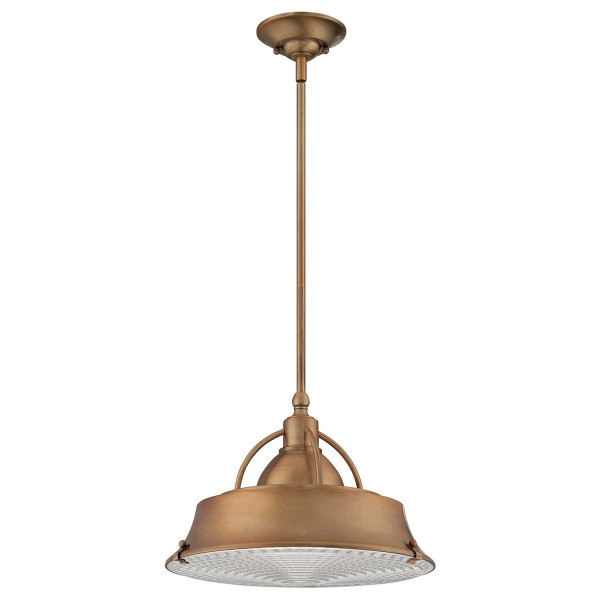 Lampa wisząca miedź Cody 2xE27x60W wym: 120x36,8x36,8 cm Quoizel