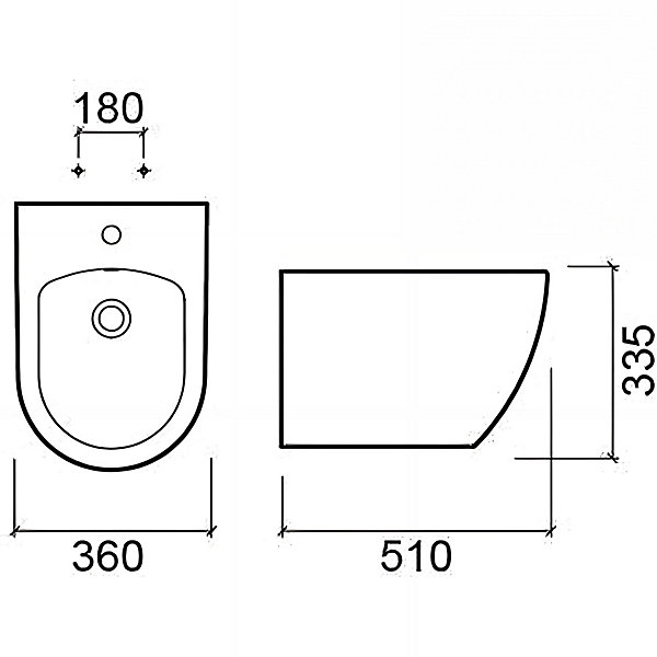 Pack Bidet suspendu céramique fixations invisibles Bâti support SANINDUSA Sanibold 50 blanc (bidet   Bâti support)