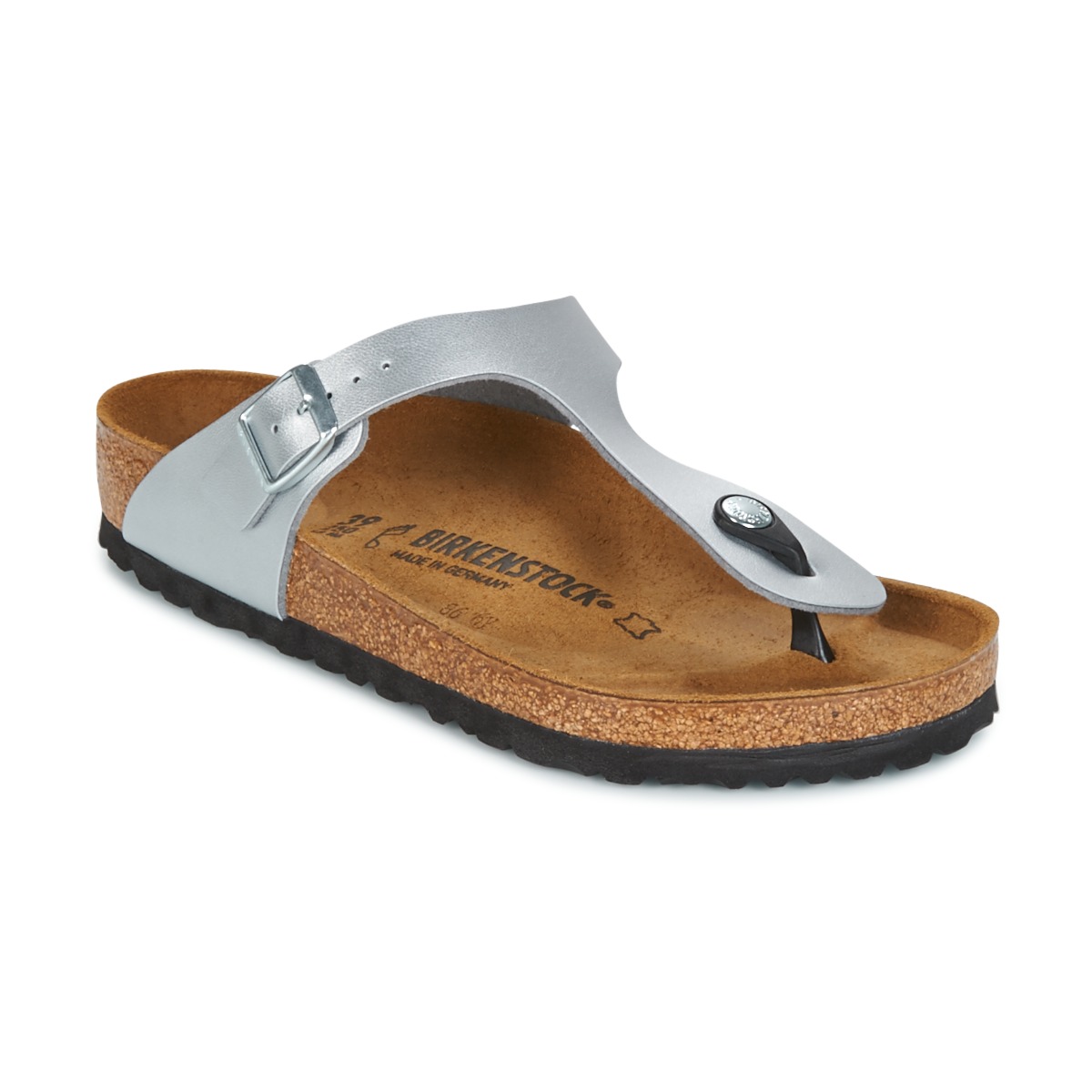 BIRKENSTOCK - Gizeh - White / Silver / Regular