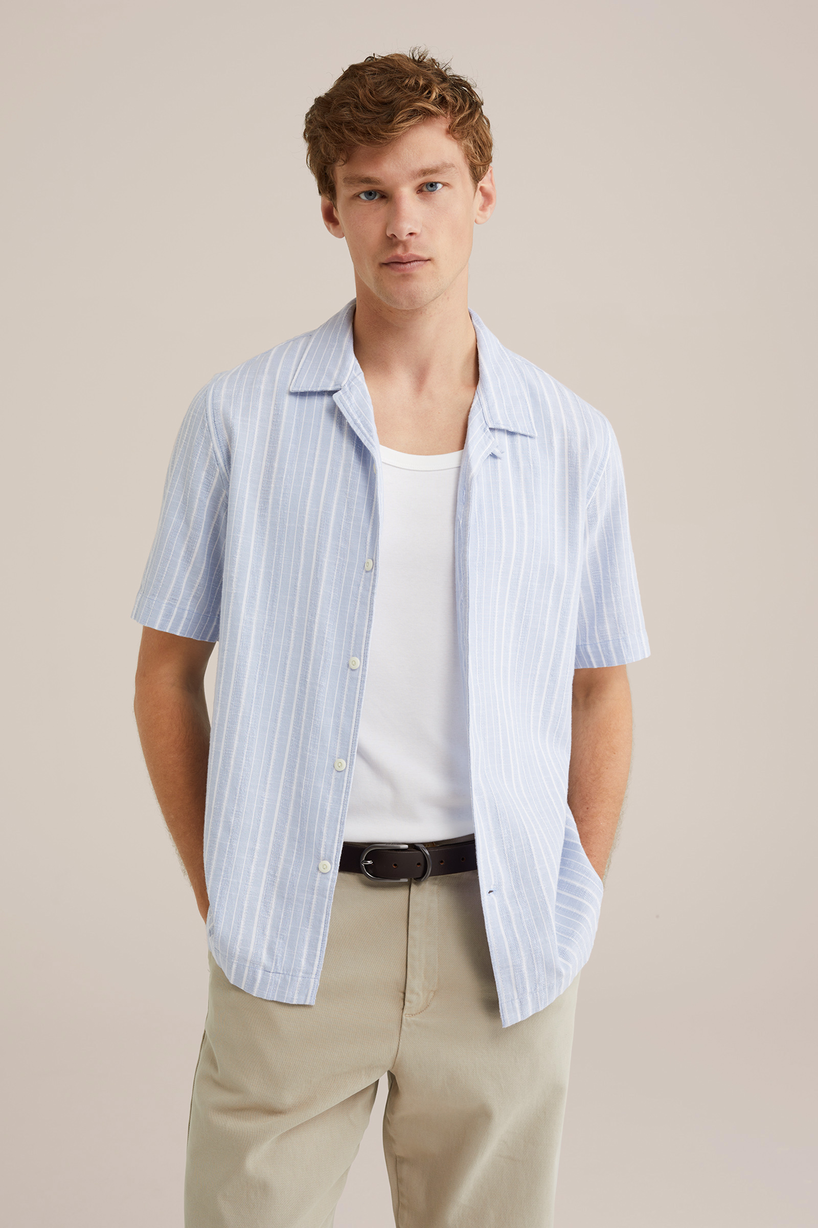 Heren Regular fit overhemd met print