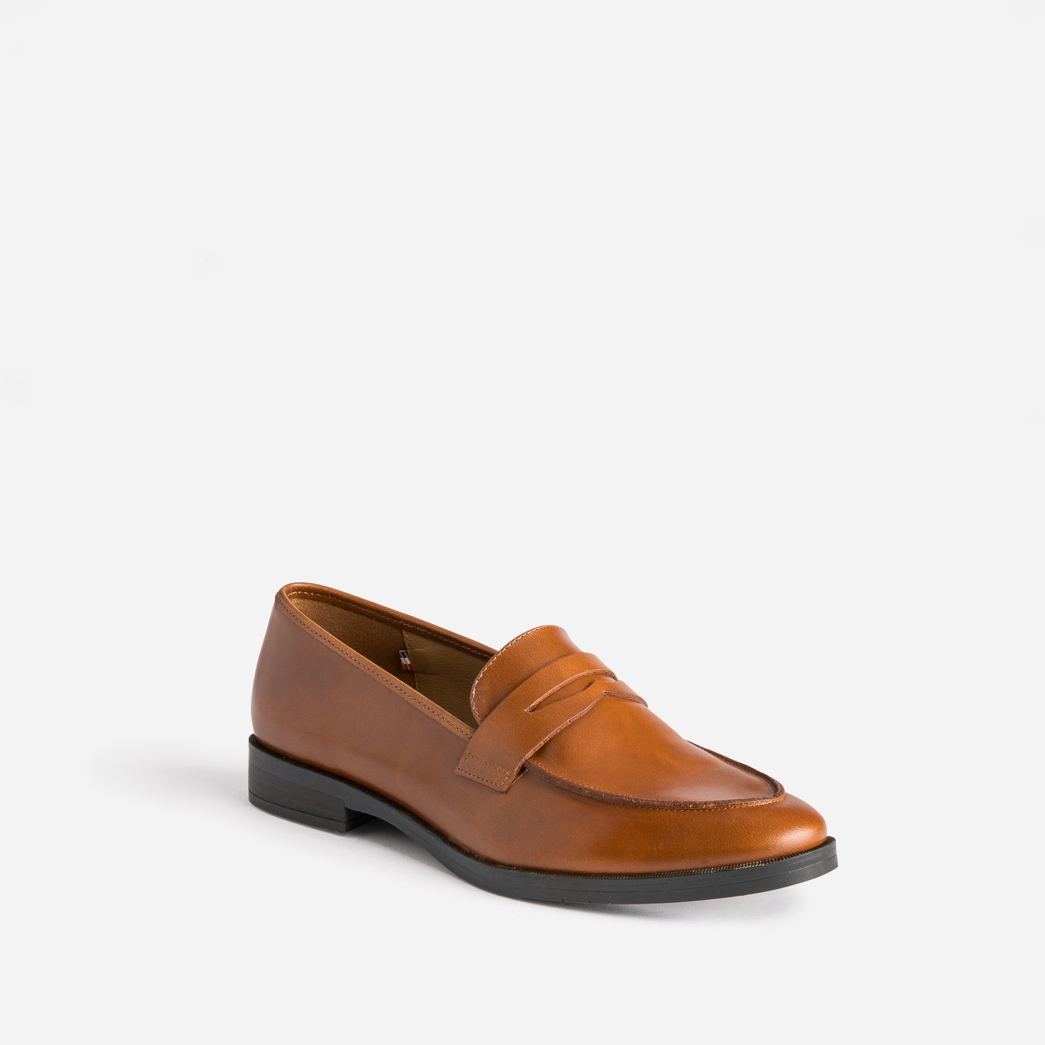 Mocassin ERAM FLEX camel en cuir