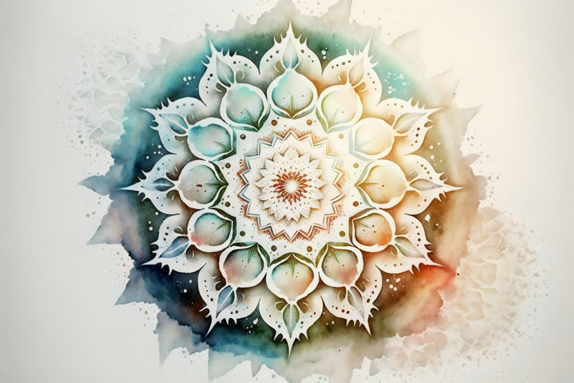 Fototapeta Do Salonu Mandala W Stylu Boho 90x60cm