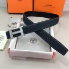 Hermes H Belt Buckle & Reversible Black For Women, Women Belt 380MM
