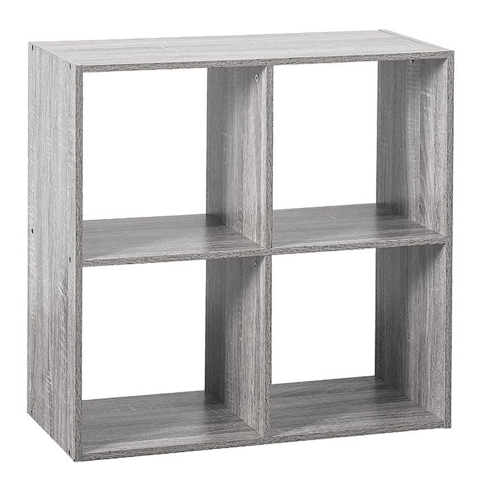 Estante cinza para 4 caixas MIXMODUL