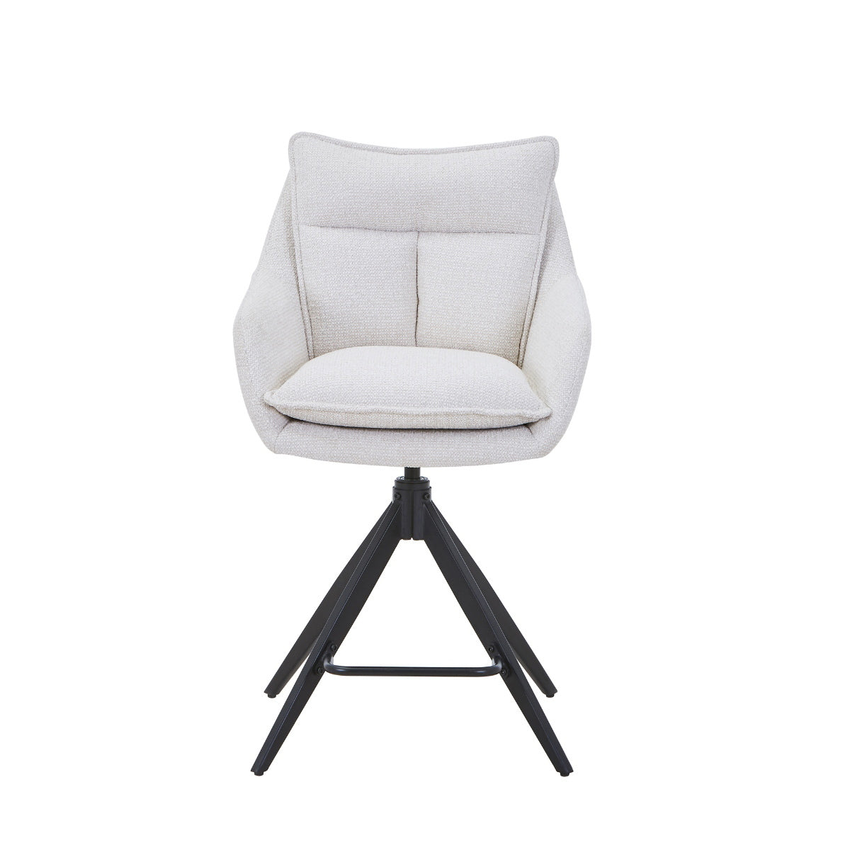 DÉJA Living Barkruk Manon - Beige - Draaibaar - 65cm - Set van 2