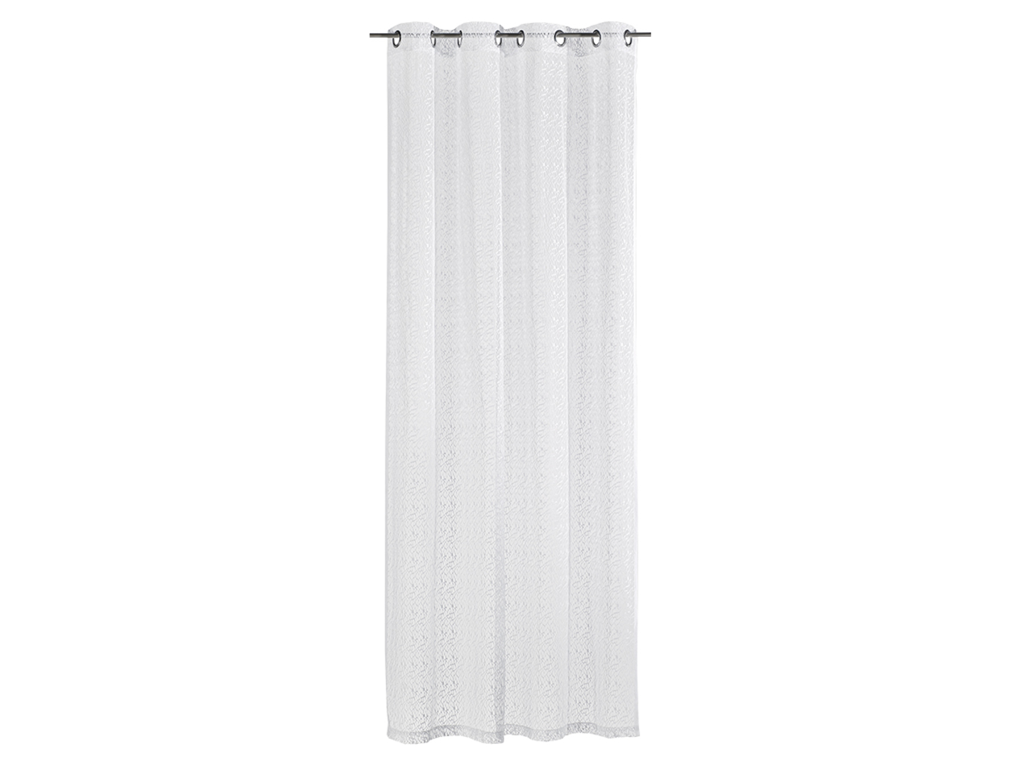 Firana Reda kółka 140x245 cm biała