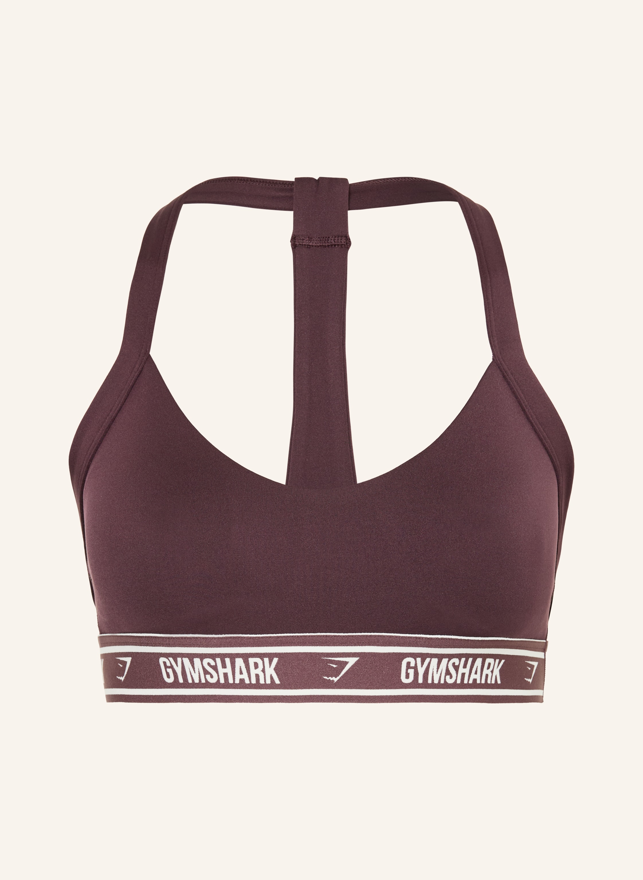 GYMSHARK Sport-BH LIGHT SUPPORT HALTER NECK LOGO