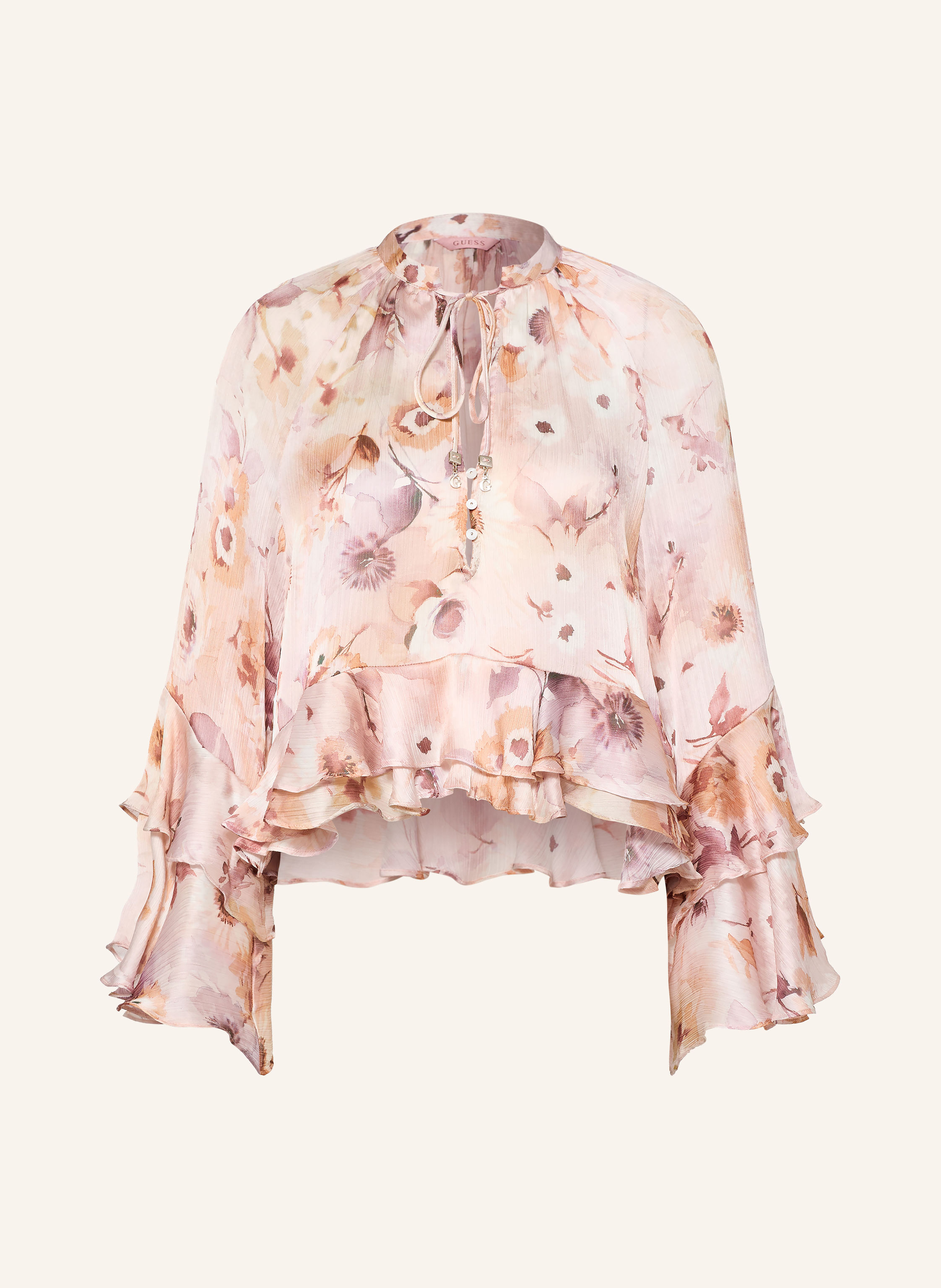 GUESS Blusenshirt NICOLE mit Volants