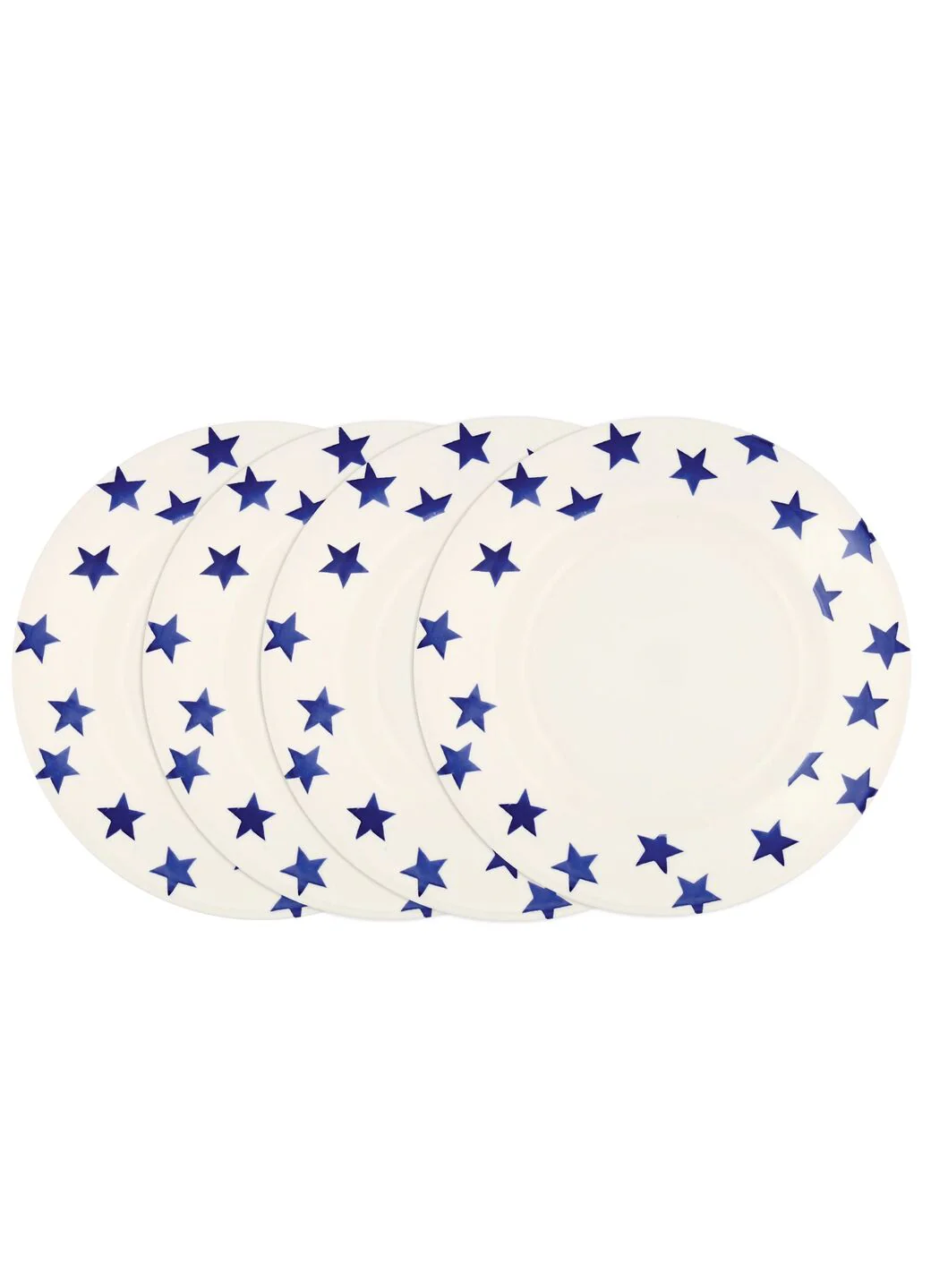 Blue Star Large Dinner Plate, 10.5 Inch - Set of 4