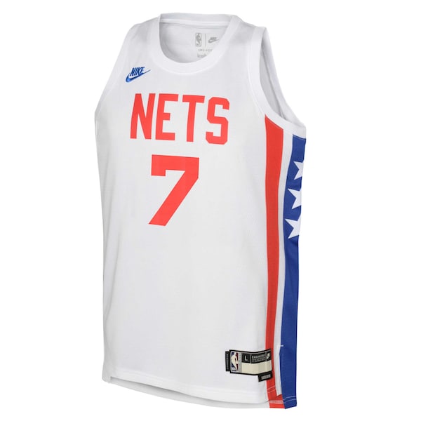 Kevin Durant Brooklyn Nets Nike Youth 2022/23 Swingman Jersey White - Classic Edition