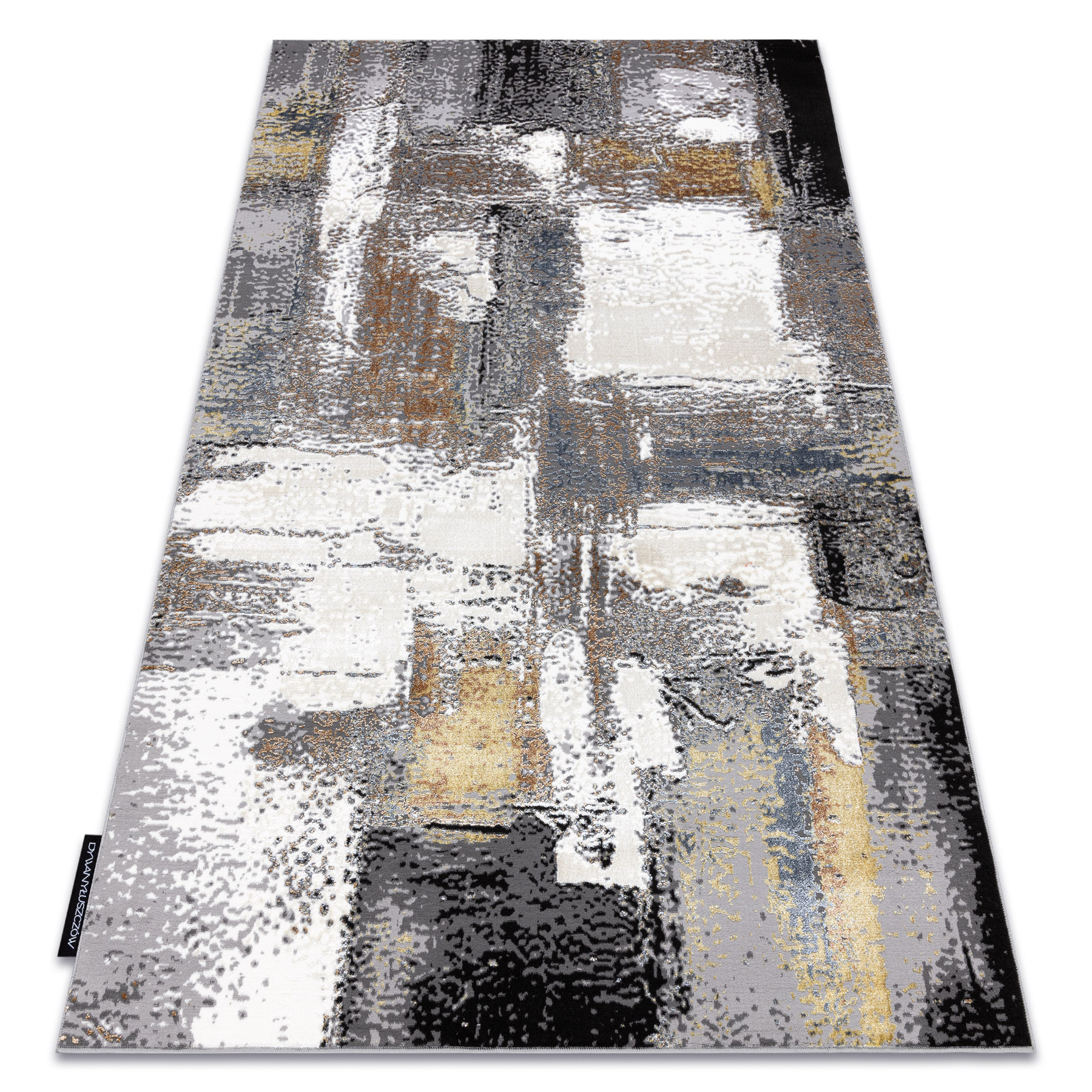 Dywan DE LUXE nowoczesny 633 Abstrakcja - Strukturalny krem / 120x170 cm