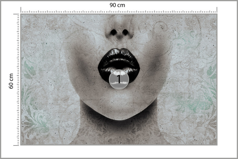 Fototapeta Abstrakcyjny Portret Kobiety 90x60cm