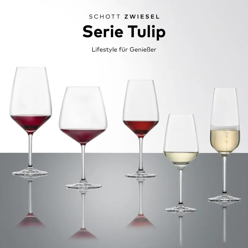 Weissweinglas 4er-Set Tulip
