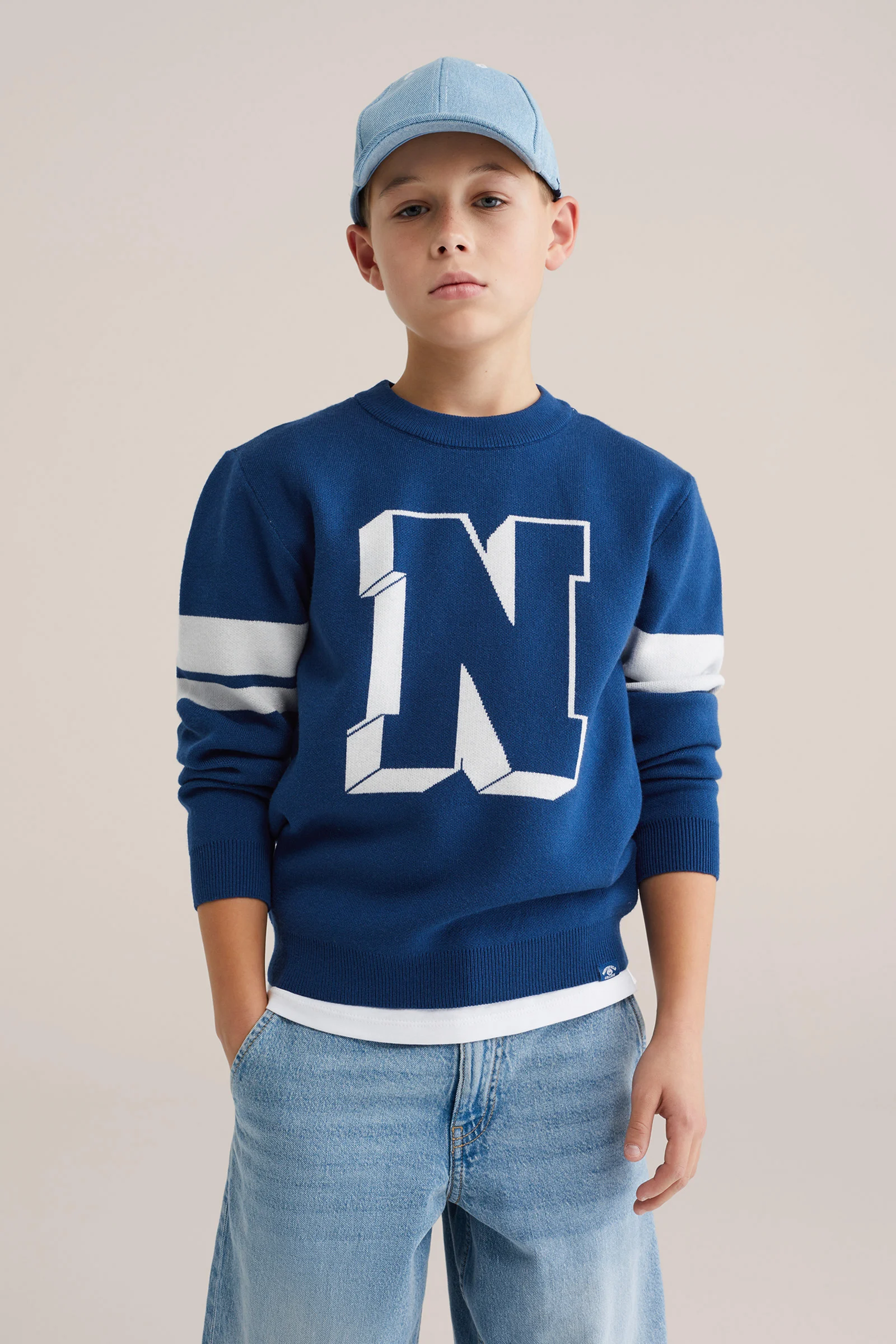 Jongens gebreide trui