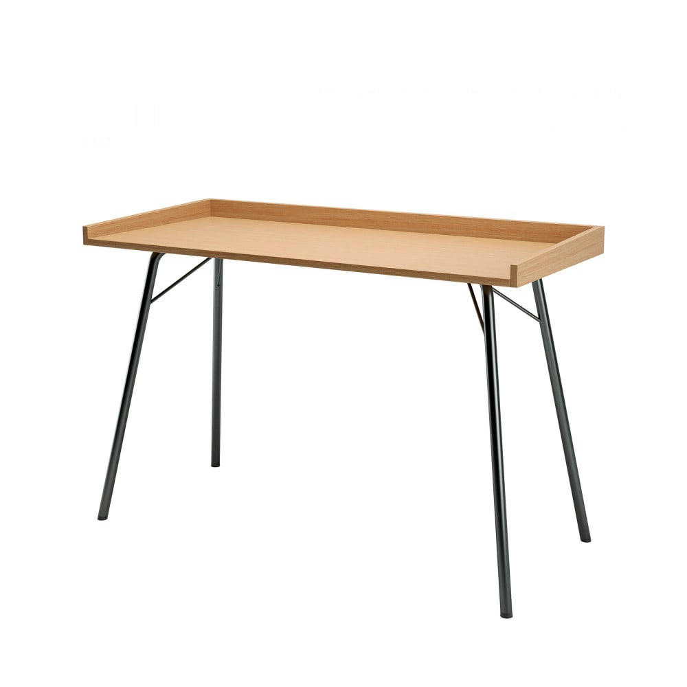 RAYBURN - Bureau design métal et bois clair