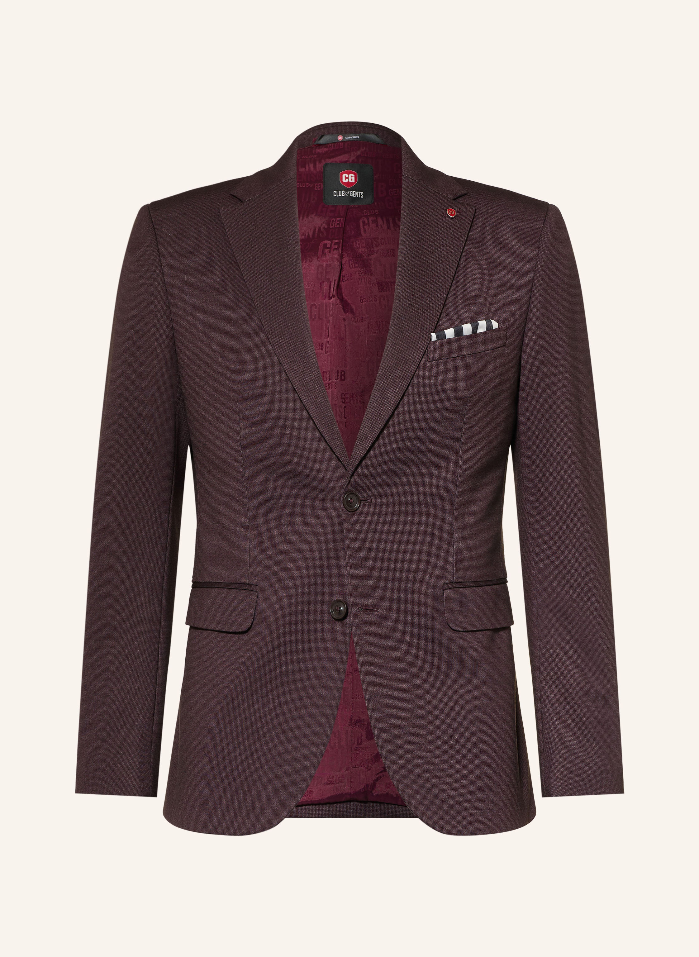 CG - CLUB of GENTS Anzugsakko CG CALVIN Slim Fit aus Jersey