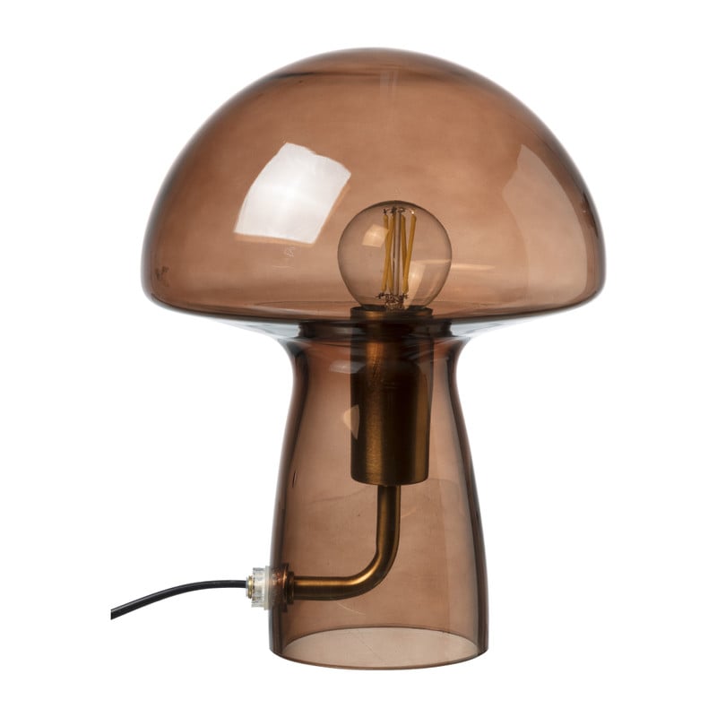 Tafellamp paddenstoel - glas - &Oslash;18x25 cm