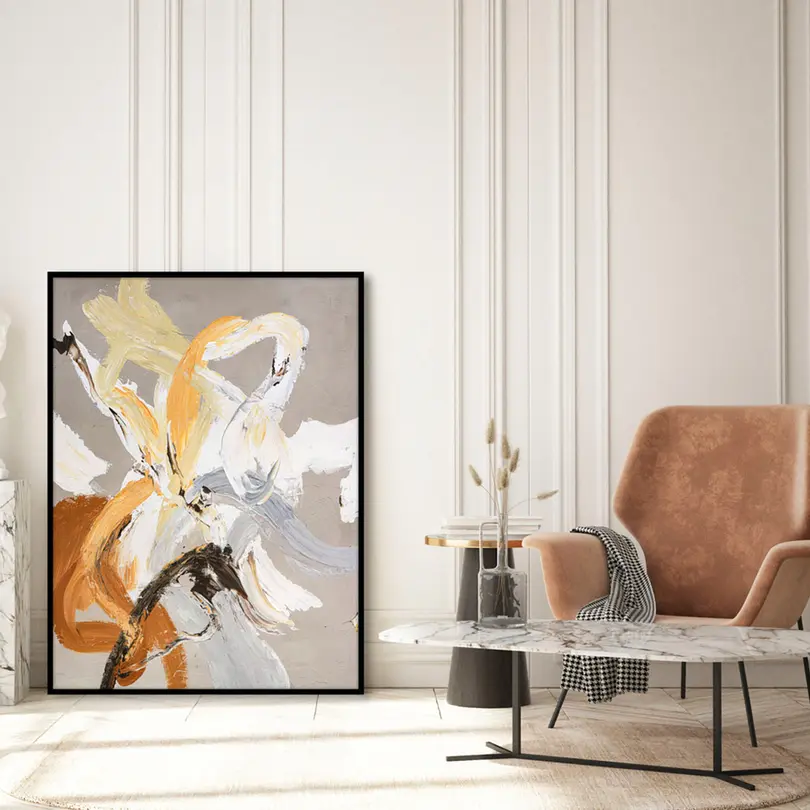 Bild mit Rahmen Design Painting