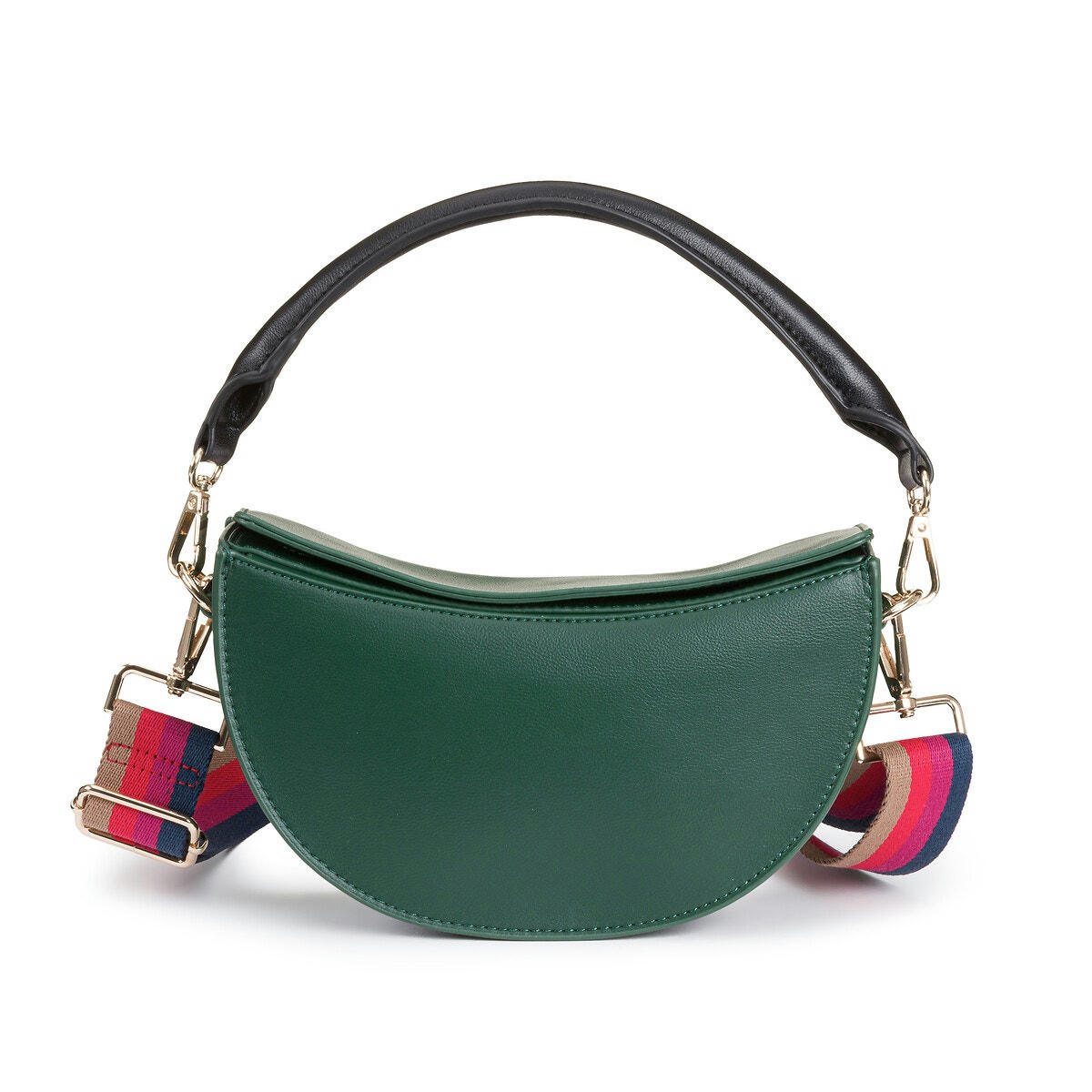 Sac à main forme demi-lune