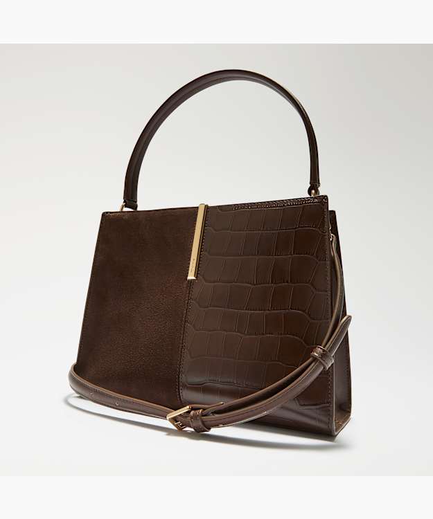 Destined M Brown - Multi-Strap Shoulder Bag
