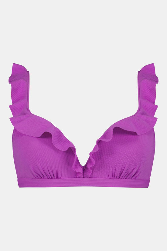 Beachlife Purple Flash Padded Wired Bikini Top