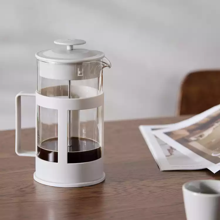 Habitat 8 Cup Plastic 1000ml Cafetiere - Grey