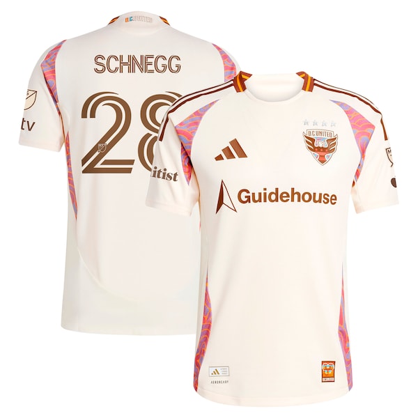 David Schnegg D.C. United adidas 2025 The Soul Kit Authentic Player Jersey - Natural